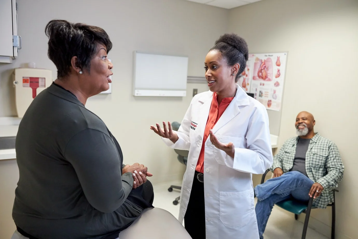 A consultation in a vein clinic